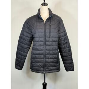 Xersion Black Packable Puffer Jacket Unisex Size Small Lightweight Coat